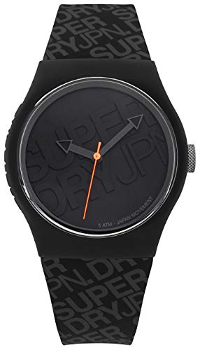Preisvergleich Produktbild Superdry Herren Analog Quarz Uhr mit Silikon Armband SYG169B