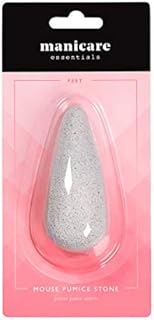 Manicare Mouse Pumice Stone For Eliminating Dry Skin, Prevents and Removes Corns Calluses And Cracked Heels, Exfoliates Hard Dead Skin, Pedicure Block, Natural Pumice, Smooths Skin Elbows and Knees