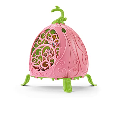 SCHLEICH Bayala, 19 PC Fairy Marween's Animal Playschool Playset, Foldable Flower Playhouse with Fairy, 3 Baby Dragon Toys - Image 4