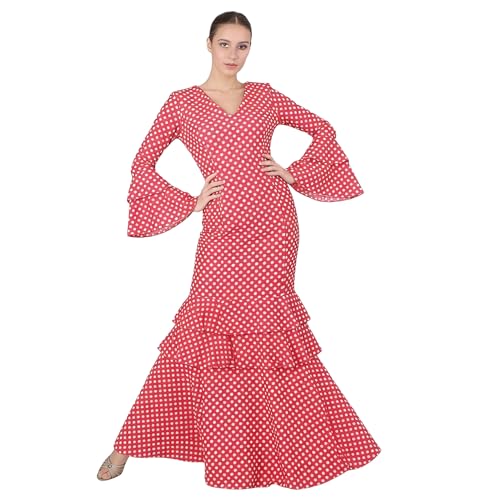 Costume sévillane pour la foire d'avril et danse flamenco déguisement gitane andalou