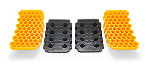 Camco Rv Curved Leveler With Chock - 2 Pack - Easy Drive-On Leveler Adds Up To 4" In Height (44425) #TOP6