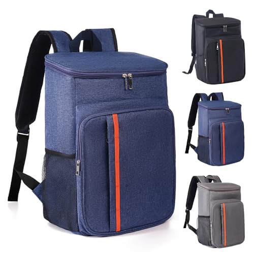 保冷&保温 リュック 20L大容量ソフトクーラーボックス 撥水・多機能ポケット付き 手提げ・肩掛け対応バックパックタイプ スポーツ観戦 キャンプ アウトドアに最適 [並行輸入品]