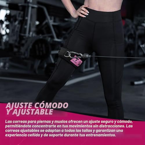 Correa de neopreno para muslo ajustable con acolchado protector 5