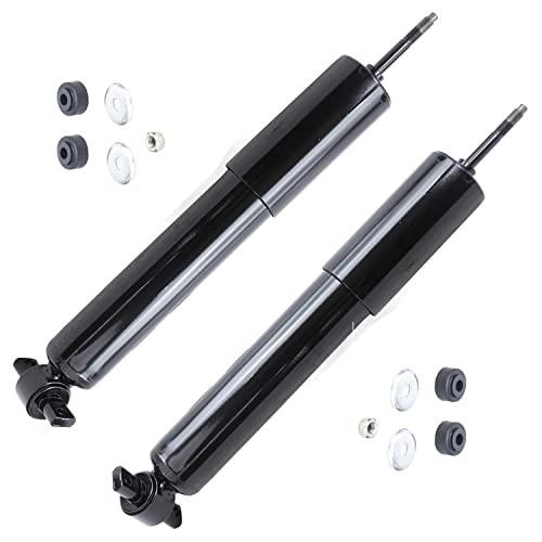 Image of Detroit Axle - RWD Front Shocks Kit for 1999-2006 Chevy Silverado 1500 GMC Sierra 1500, 2 Shock Absorbers Assembly 2 Sway Bar End Links 2000 2001 2002 2003 2004 2005 Replacement