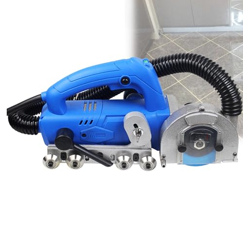 RkgSinuo MáQuina EléCtrica DoméStica para Limpiar Grietas Y Huecos De Azulejos, Herramienta Ranuradora, Limpiador De Juntas De Azulejos, MáQuina Limpiadora De Juntas De Azulejos