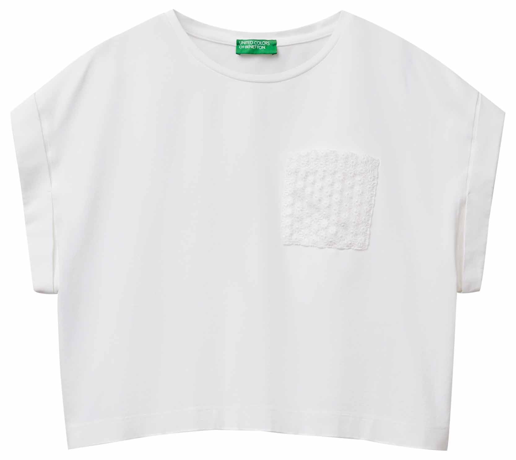 United Colors of Benetton T-Shirt, White, XXS
