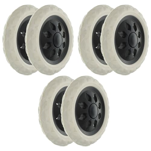 Roue de caddie de courses silencieuse en mousse pour un confort de roulement optimal