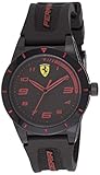 FER0860006 Armbanduhr Scuderia Ferrari 0830253 Kind Uhrwerk Quarz Anzeige Analog Funktionen Nur zeit Wasserdichte 05 atm Water Resistant Gehäusematerial Polycarbonat Gehäusefarbe Schwarz Zifferblattfarbe Schwarz Armbandmaterial Rubber Armbandfarbe Schwarz