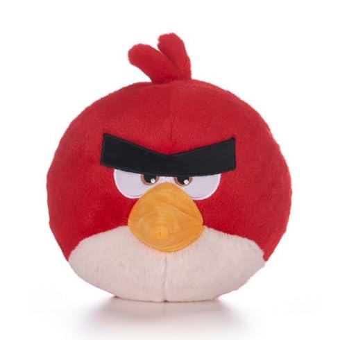 UKToyworld Red AB - Peluche Angry Red Birds de 7 pulgadas UKToyworld Red AB - Peluche Angry Red Birds de 7 pulgadas