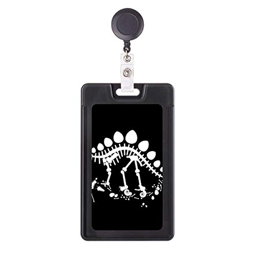 Étui pour badge stégosaure rigide, une idée cadeau utile pour vos collègues de travail