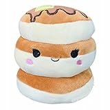 Squishmallows Oficial Kellytoy Food Plush Toys Soft Plush Animal (5 Inch, Rayen Pancakes)