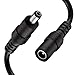 RGBZONE 10 Pair (Male & Female) 2.1 x 5.5mm DC Power Cable for LED Strip Lights and Security CCTV Pa