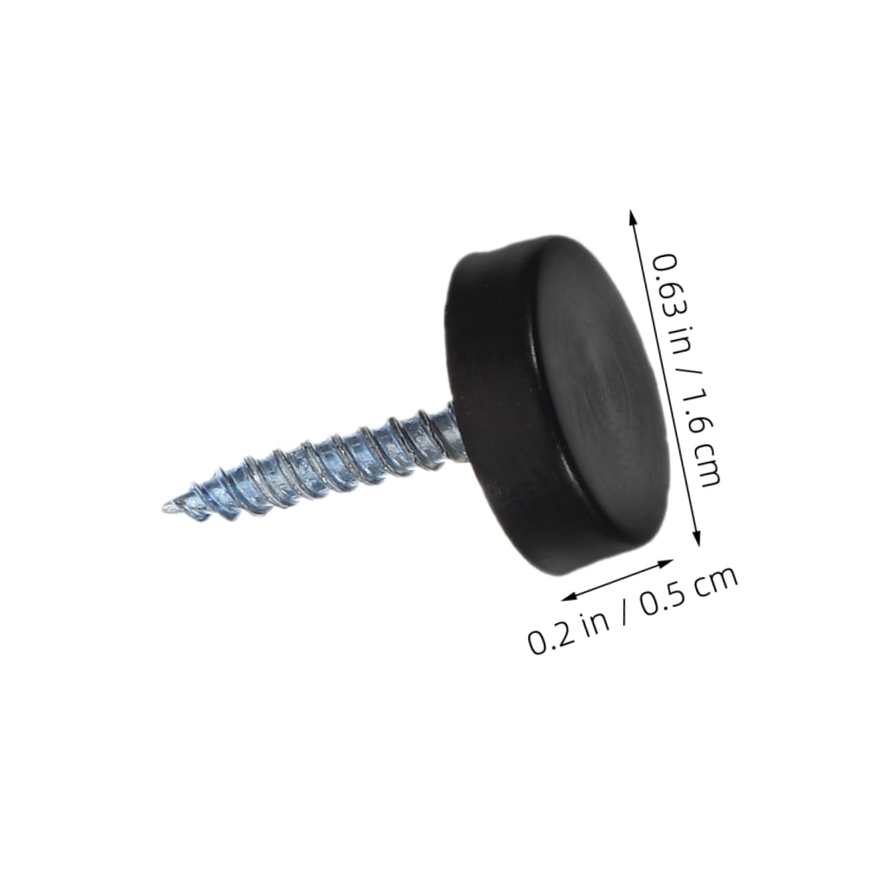 SOLUSTRE 12 Pcs Stainless Steel Mirror Nails 16mm Decorative Screws Caps Mirror Frame Mounting Hardware Easy Install for Sign Display Advertising