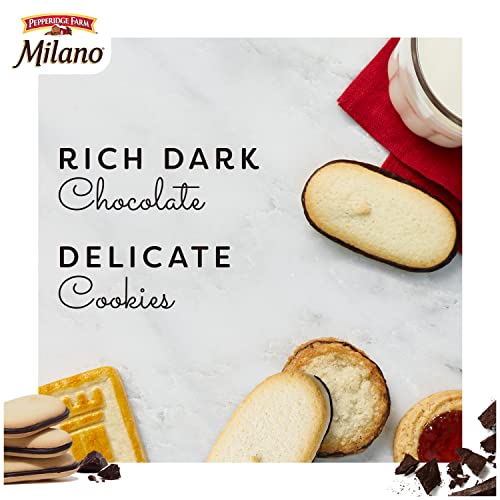 Pepperidge Farm Milano Cookies, Dark Chocolate, 20 Packs, 2 Cookies Per Pack #TOP1