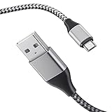 Micro USB Cable,2-Pack 6.6Ft Fast Charging Android Nylon Braided Charger Cords Compatible LG k20 V/K10/K7/V10,Q6 G4 G3 G2,LG Stylus 3/ Stylo 3 Plus/Stylo 2,LG G Vista/G Vista 2,Tribute Hd/Flip/Fortune