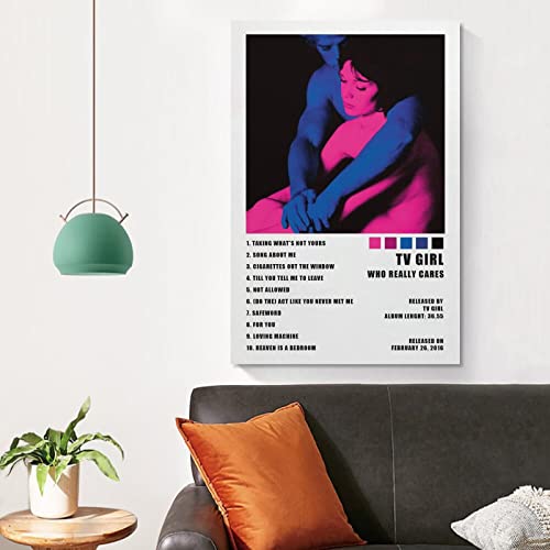 Tv Girl Posters Who Really Cares Album Cover Posters Canvas Art Poster And Wall Art Picture Print Modern Family Bedroom Decor Posters 12X18Inch(30X45Cm) #TOP3
