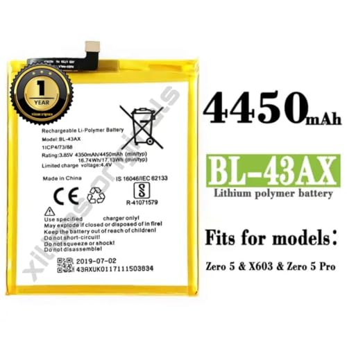 Image of BL-43AX Battery for Infinix Zero 5 - X603 4350mAh Battery with 1 Year Warranty** (V239)