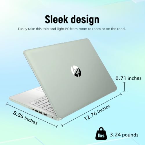 Image of HP 14 inch Laptop, Intel Processor N150, 4GB RAM 384GB Storage(UFS+SD Card)