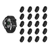 Rndono Silikon Staubstecker für Garmin Uhr 20-Stück,Anti-Staub Ladegerät Port Staub Stecker für Garmin Fenix 8/7/7X/7S/6/5,Instinct,Forerunner 165/965/955/945/265/45,Vivoactive 5/4/3
