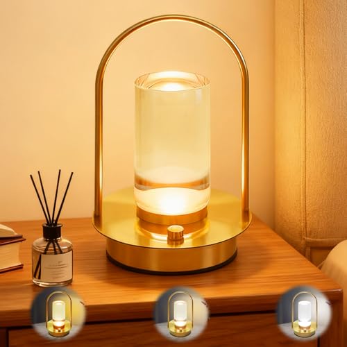 Lámpara de mesa LED regulable sin cables