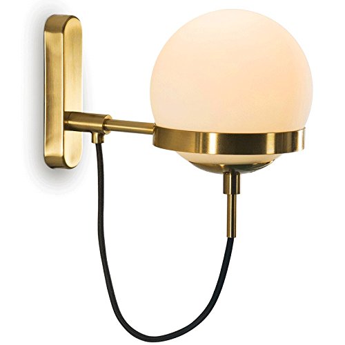 HYJAUSXB Modern Wall Mount Lamp, Northern Europe Continental Led Stairway Lamp Bedside Light Bedroom Aisle Living Room Simple Balloon Sconce Lantern Beds