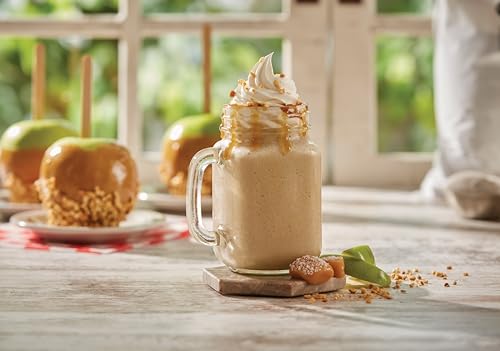 Image of Frostline Salted Caramel Soft Serve Mix, Fat Free, Gluten Free, 6 lbs | Salted caramel soft serve mix with rich, buttery flavor; just add water for smooth, creamy frozen treats or soft serve