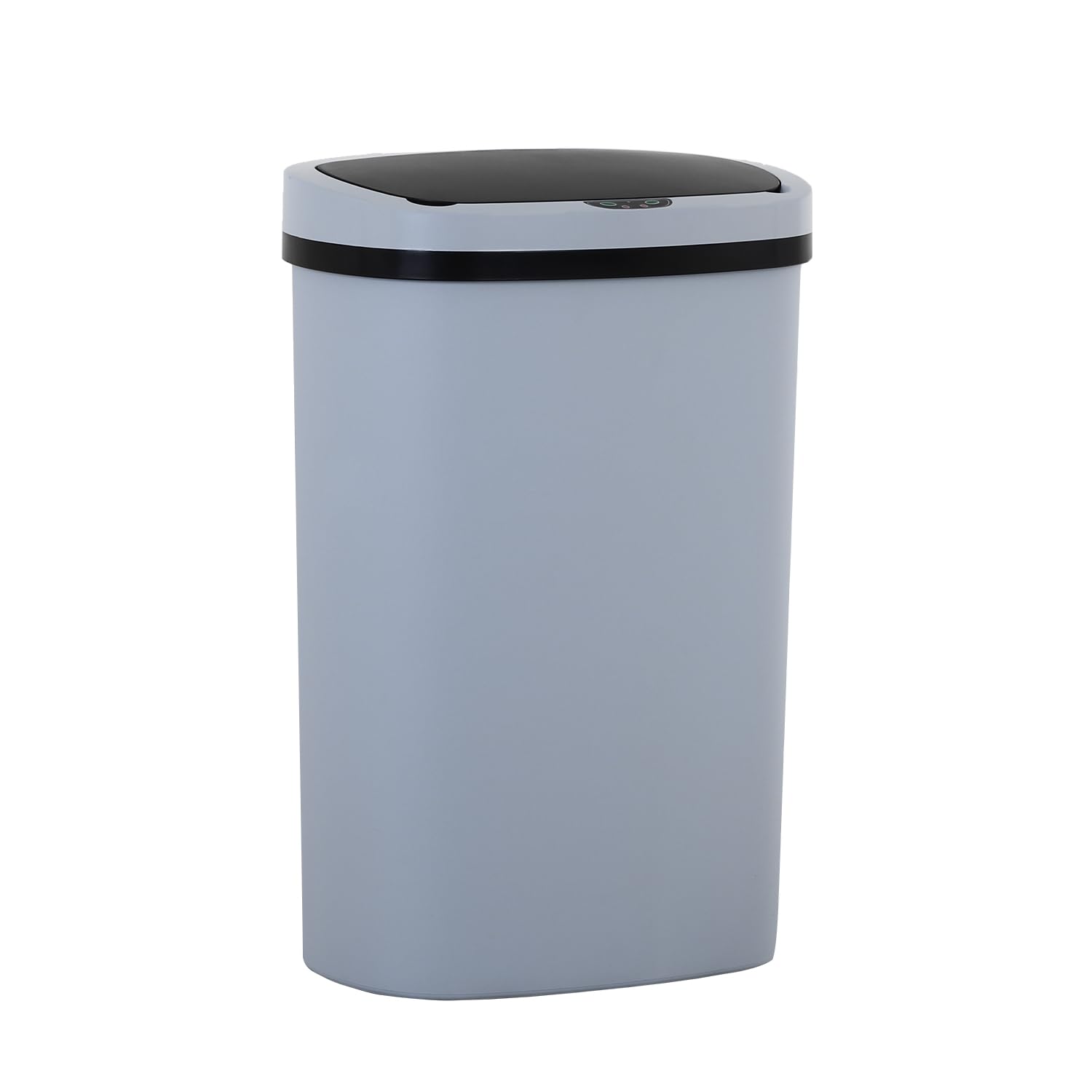 13 gallon automatic sensor trash can with lid, gray