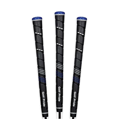 Golf Pride CP2 Wrap Golf Club Grip - Classic Wrap Grip with High-Tack Soft Rubber for Comfort & Control - Less Tension & More Power with Plus4 Technology - Midsize - 3 Pack