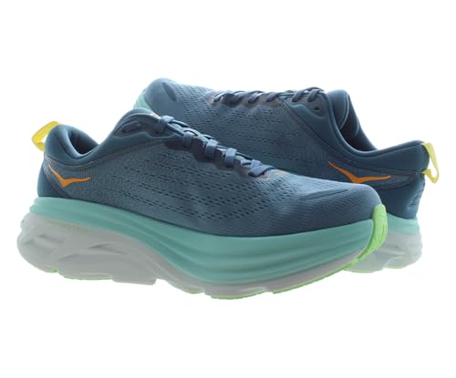 HOKA HOKA Bondi 8 Mens Shoes Size 9, Color: Real Teal/Shadow