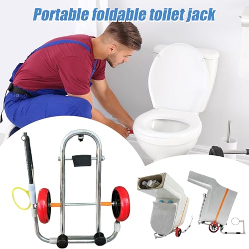 Herramienta de elevación de inodoro Jack portátil para posicionamiento en reformas de baños 2