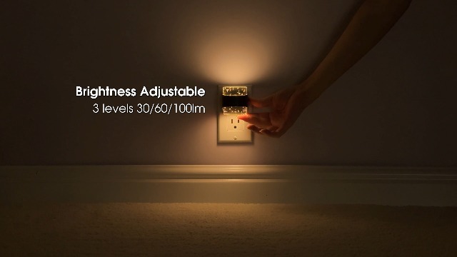 Image of Briignite LED Night Light Plug into Wall Dimmable Night Light with Bubble Design 3000K /4000K /5000K & 3 Brightness Levels for Baby Nursery Hallway Bathroom Kids Room Decor, 3CCT