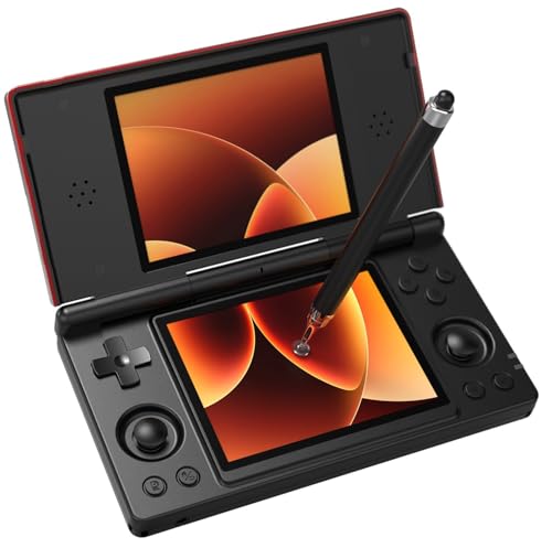 Image of Anbernic RG DS Flip Retro Handheld Game Console , RGDS 4.0 Inch Dual IPS Touch Screen Android 14 System 4000mAh Battery 3+32GB(RG DS-Black)