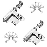 Was Sie erhalten: 2 Stück Edelstahl Türschraube, Schiebeschrauben können Ihr Haus sicherer machen und Ihre Privatsphäre besser schützen. Es ist ein wesentliches Werkzeug für Ihr Zuhause.