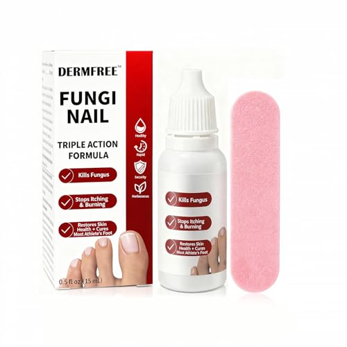 DERMFREE Toenail Treatment Gentle Formula Effectively Improves Nails for a More Beautiful Appearance1pcs