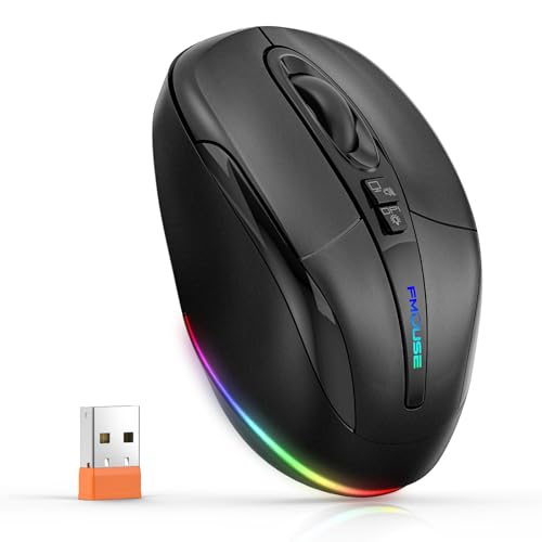 Amazon | FMOUSE Bluetooth ワイヤレスマウス 充電式 静音 5 ボタン