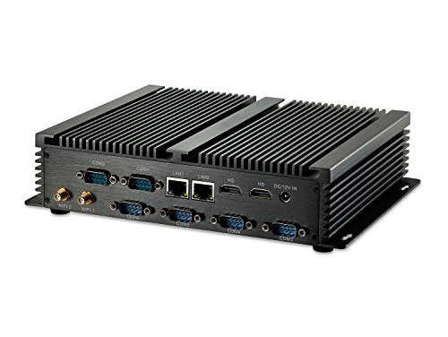 Image of Mini PC, i5 CPU Office Computer, 8GB RAM, 128GB SSD, HD Graphics 4400, 6xCOM RS232, 4xUSB 3.0, 2xNICs, 2xHD, Metal Case