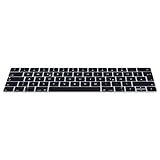VOLLE FUNKTIONALITÄT: Der Laptop Tastenschutz ist für die deutsche Tastatur mit QWERTZ Layout beschriftet. Alle Tasten sind auf der Tastaturhülle abgebildet, sodass Du wie gewohnt mit dem Keyboard Deines Notebooks schreiben kannst.