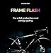 THE BEAM Frame Flash 2.0 | Autocollants réfléchissants Haute visibilité pour Cadres de vélo Adulte, Unisexe, Couleur : Bleu|Azzur, Universel, Universalle