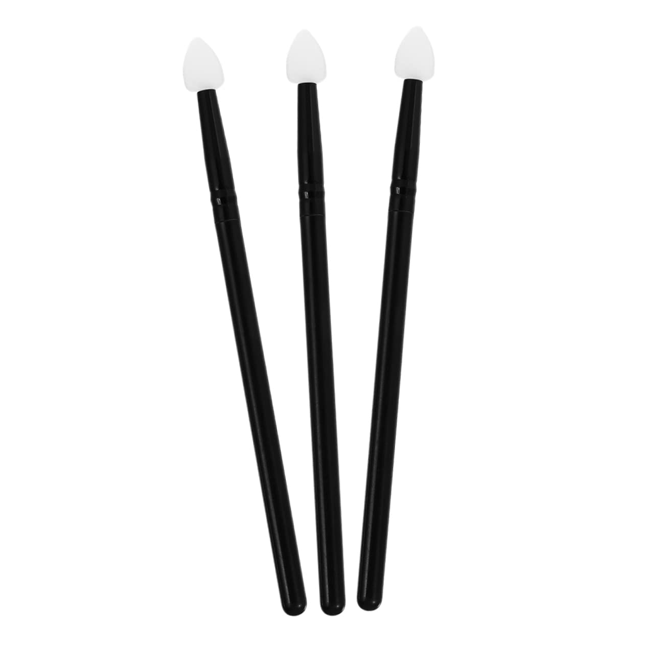 IWOWHERO Makeup Brushes Eyeshadow 3pcs Eye Shadow Brush Set Eye Shadow Applicator Sponge Applicator Makeup Kit