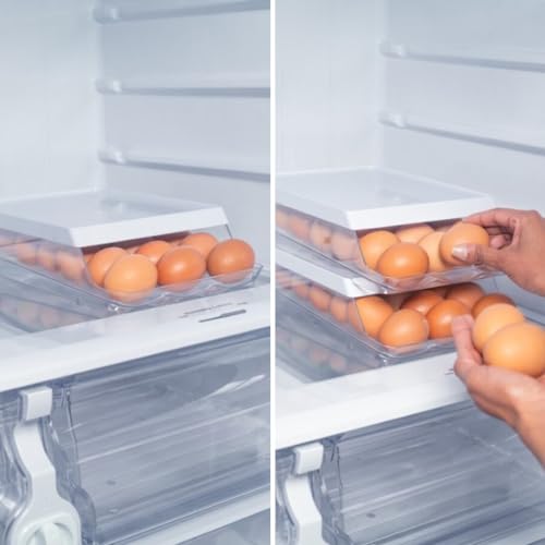 OU ORGANIZADOR DE OVOS ROLL CLEAR FRESH 21 UNID.