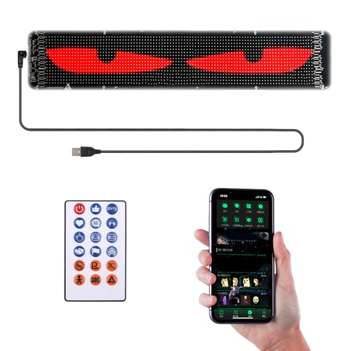 Luz LED para coche Devil Eyes elimina la decoración aburrida con texto DIY