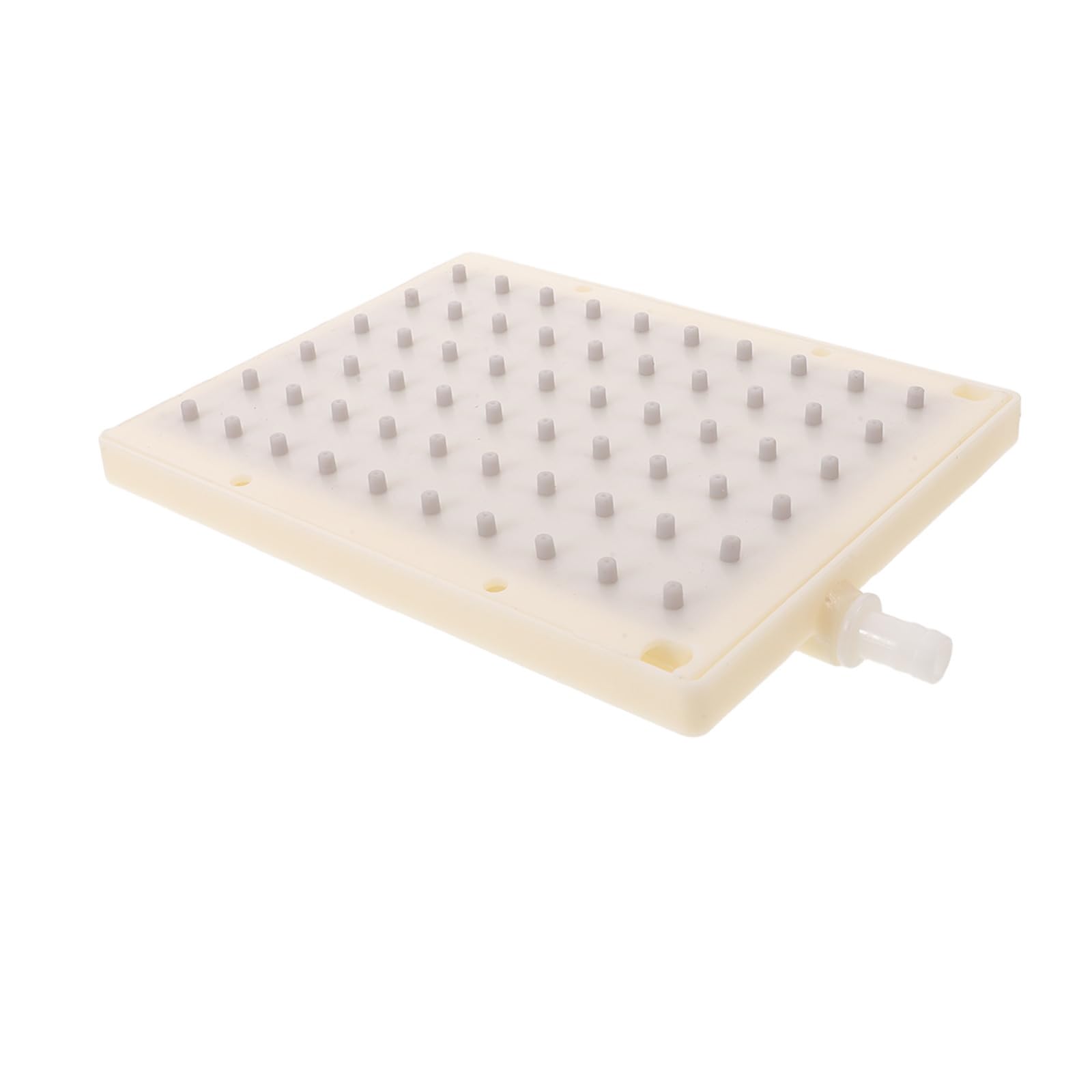MERRYHAPY Placa de Boquilla para Cabezal de Ducha Rectangular 60 Orificios 20X14 CM Plástico Resistente Accesorio para Sistema de Ducha Superior Efecto Cascada