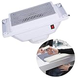 Aspirador Manicure Polvo Uñas para Manicura y Pedicura Herramienta Profesional Colector de Polvo para Limpieza de Uñas y Aspiradores con bolsa