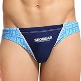 [SEOBEAN] XXL ネイビー (セビン) セビン スイムウェア ビキニブリーフ型 メンズ水着 海水パンツ 海パン 男性水着 ビーチウェア