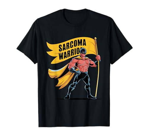Sarcoma Warrior Cancer Awareness Superhero Men Women Kids T-Shirt