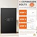 6.2 Cuft Large Fireproof Safe Box, Home Safes Water and Fireproof, Digital Fire Safe with Combination Lock, Spare Keys, Smart Alert and Mute Mode, Steel Safes for Home Ammo Money Valuables