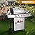 4 Burner Propane Gas Grill Combo w/Side Burner, 3-in-1 BBQ Grill with Charcoal Smoker & Griddle Plate, 46,750 BTU, 448 Sq.In. Stainless Steel Outdoor Cooking Station