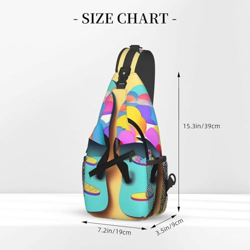 Mochila Bandolera Deportiva Unisex MYPIKY Negro miniatura 3