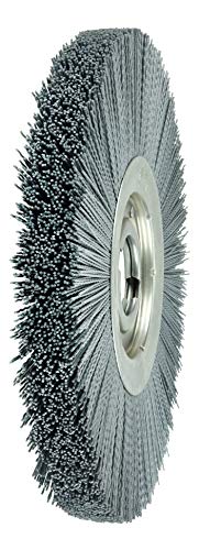 Image of Weiler 83716 12 inch Crimped Filament Nylox Wheel, .035 /180SC, 2 inch Arbor Hole, Composite Metal Hub, Made in The USA (Pack of 2)
