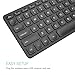 Arteck 2.4G Wireless Keyboard Ultra Slim Full Size Keyboard with Numeric Keypad and Media Hotkey for Computer/Desktop/PC/Laptop/Surface/Smart TV and Windows 10/8/ 7 Built-in Rechargeable Battery